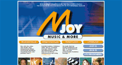 Desktop Screenshot of mjoy-music.de