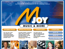Tablet Screenshot of mjoy-music.de